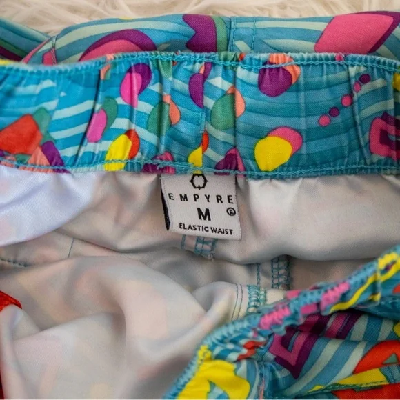 Empyre 8” Board Shorts Colorful Men's Swimwear Shorts Size Medium - Picture 13 of 13